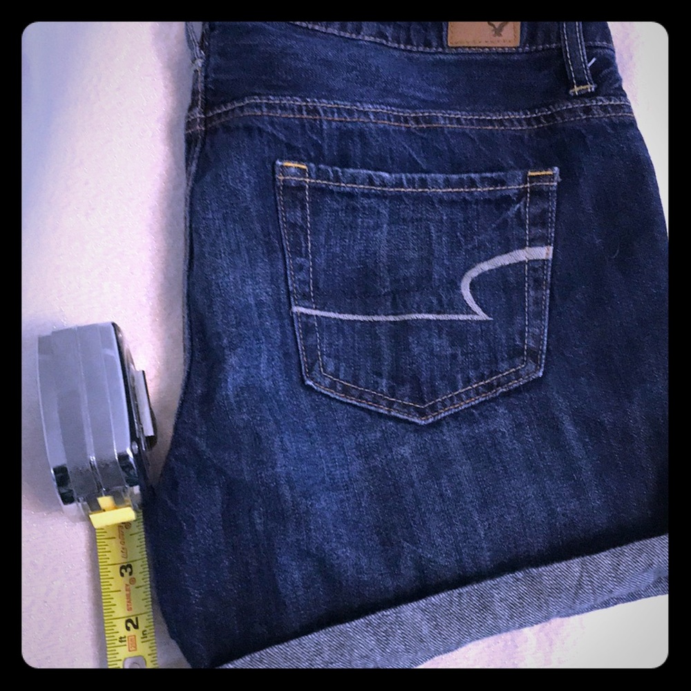 American eagle denim dark wash shirts size 6